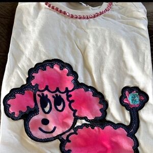 Lola and the Boys pink poodle T-shirt